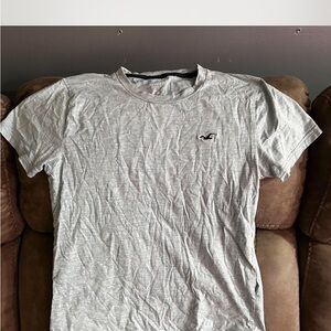 Hollister Light Gray Men's Tee